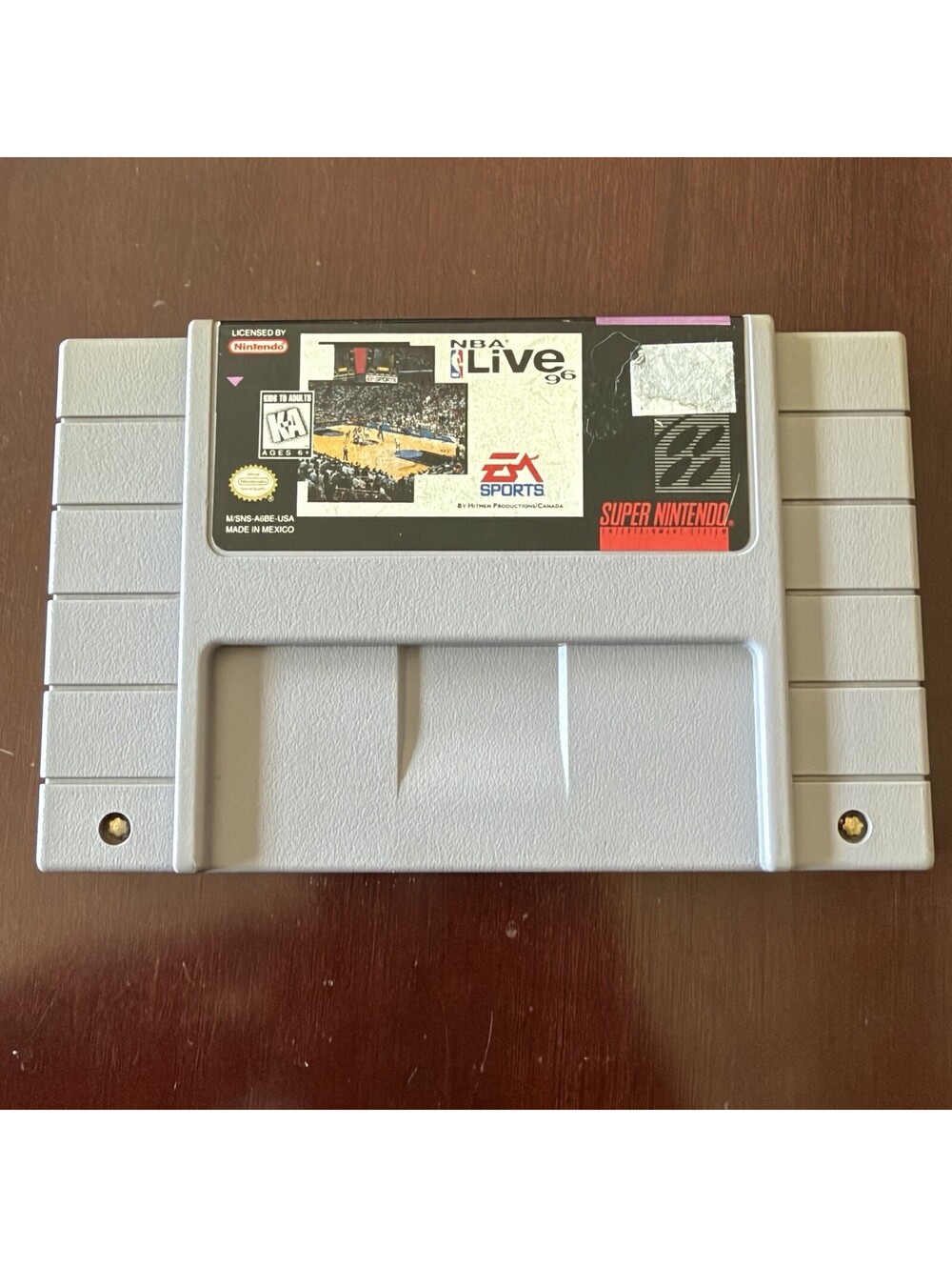 NBA Live 96 SNES Super Nintendo EA Sports Authentic Tested Working Cartridge